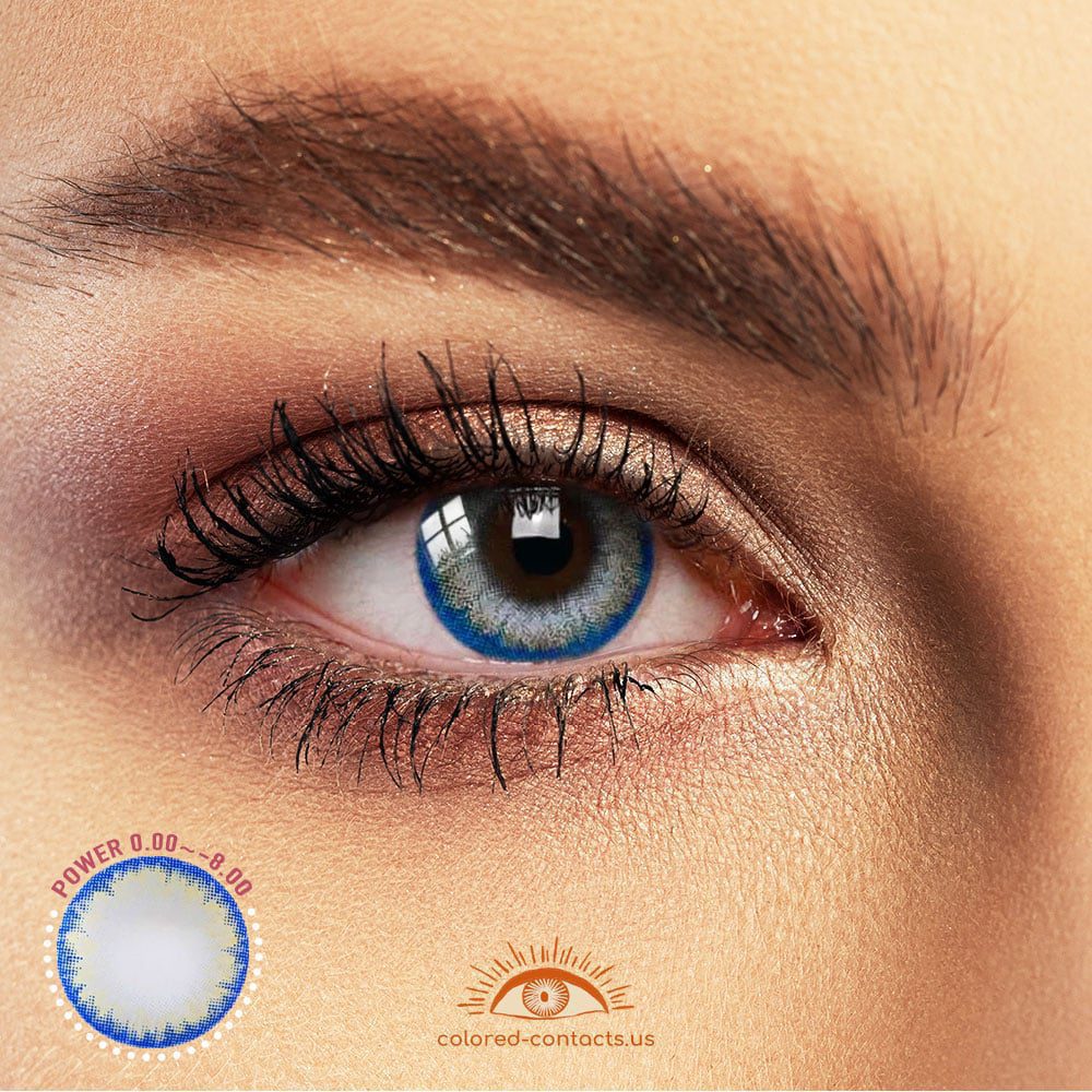 Real Aqua Colored Contacts - image 1