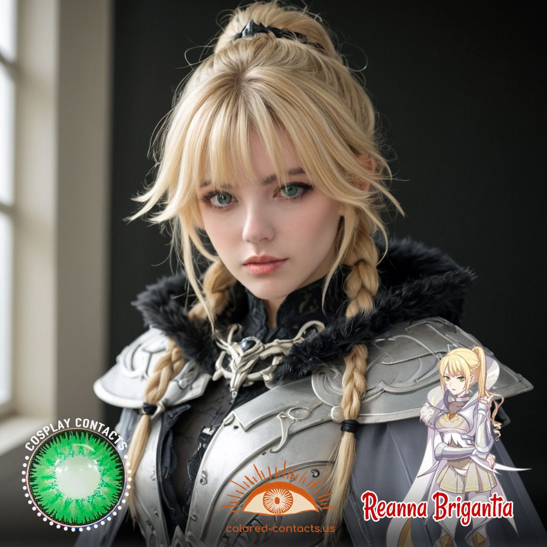 Honkai Impact 3rd: Reanna Brigantia Cosplay Contact Lenses - image 1