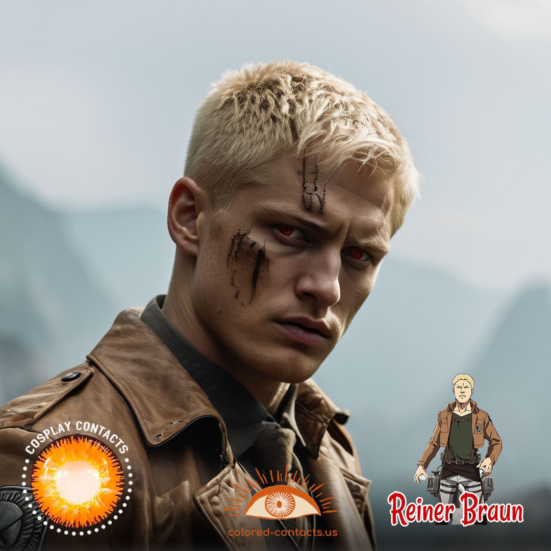 Attack on Titan: Reiner Braun Cosplay Contact Lenses - image 1