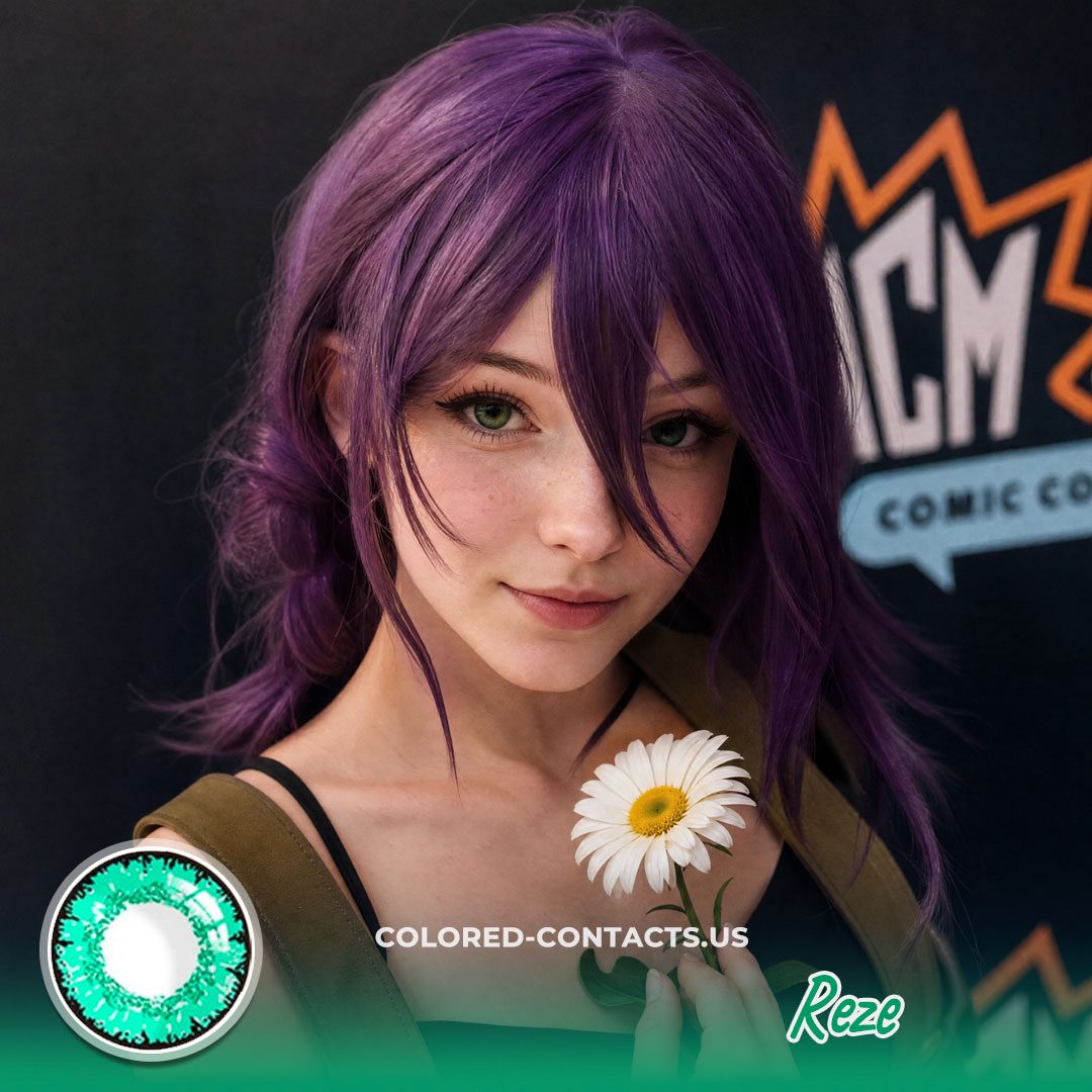 CM : Reze Cosplay Contact Lenses - thumbnail 2