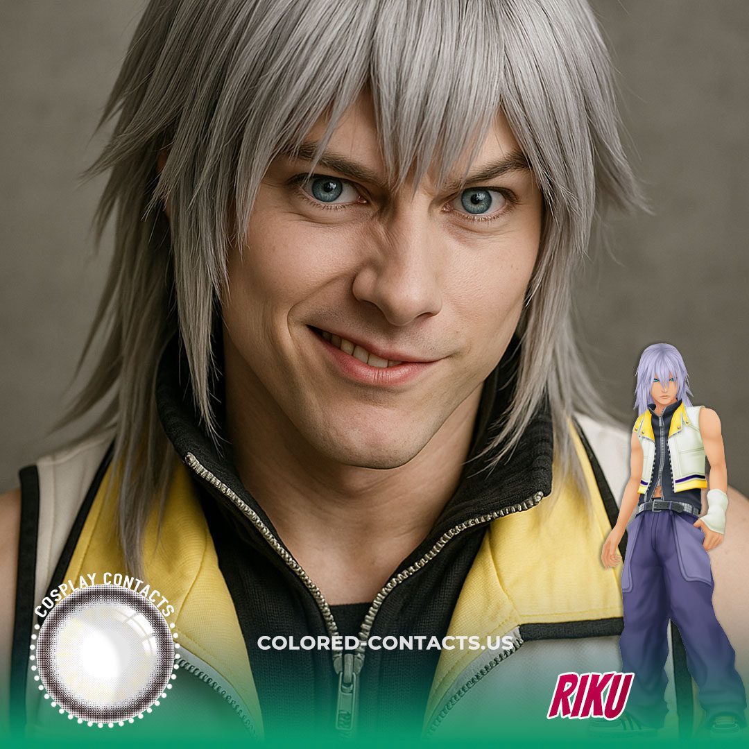 Kingdom Hearts: Riku Cosplay Contact Lenses - image 1