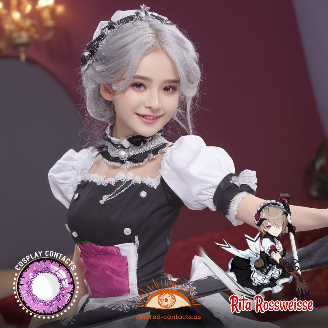 Honkai Impact 3rd: Rita Rossweisse Cosplay Contact Lenses - image 1