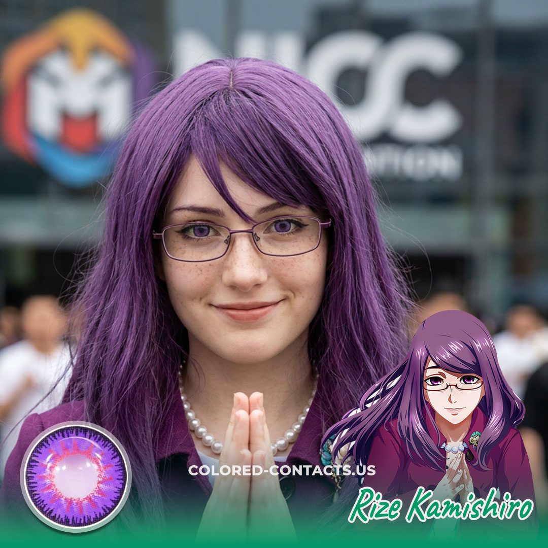 Rize Kamishiro Cosplay Contact Lenses - image 1