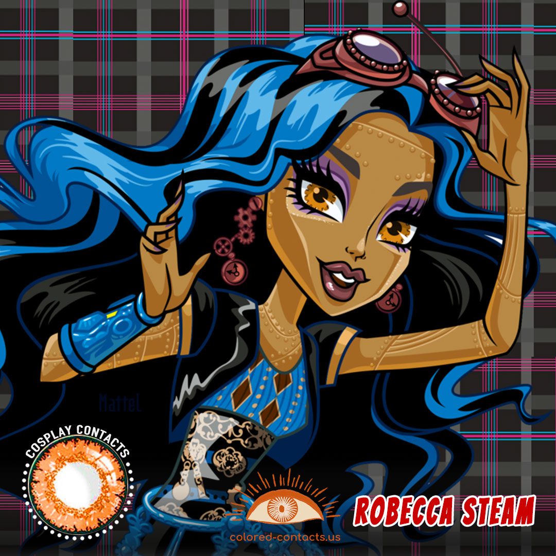 Monster High : Robecca Steam Cosplay Contact Lenses - image 1