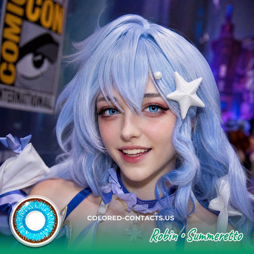 HSR : Robin Summeretto Cosplay Contact Lenses - image 1