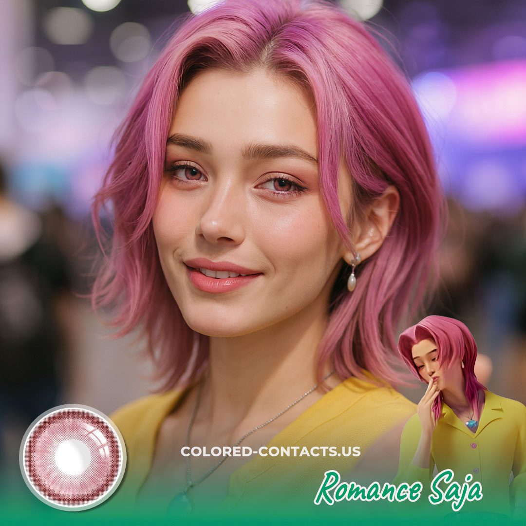 Romance Saja Cosplay Contact Lenses - image 1