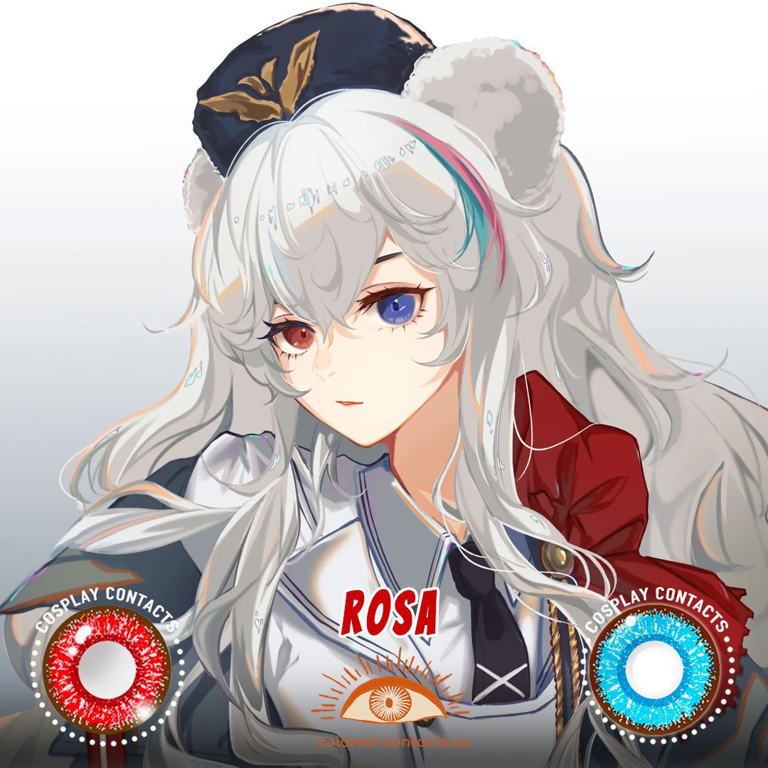 Arknights : Rosa Cosplay Contact Lenses - image 1