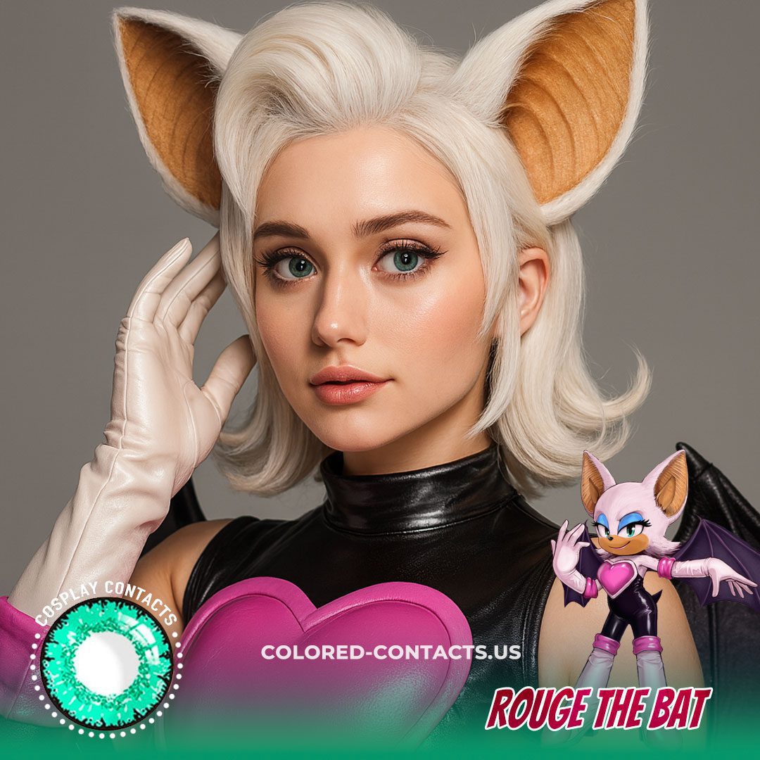 Rouge The Bat Cosplay Contact Lenses - image 1