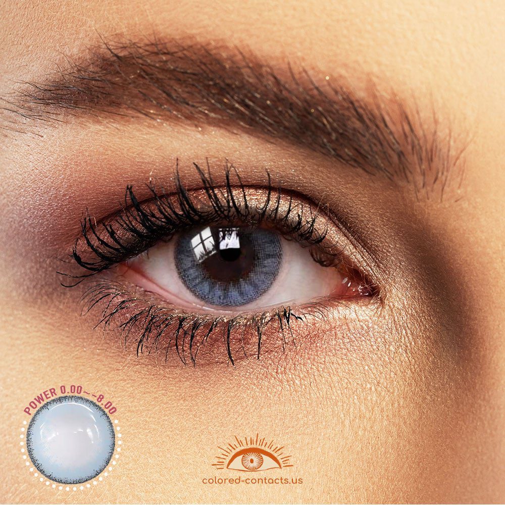 Royal Vanilla Blue Colored Contacts - image 1