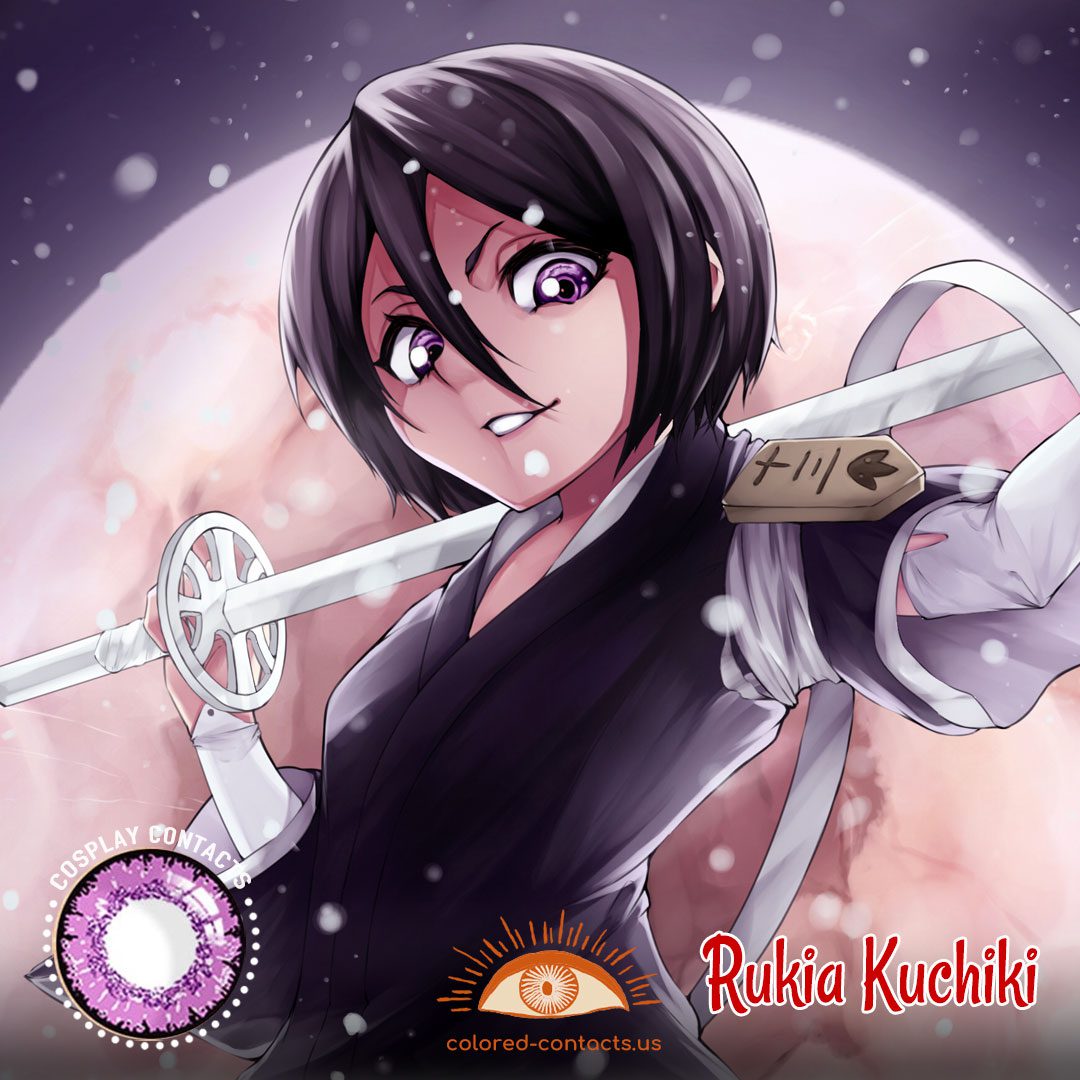 Rukia Kuchiki Cosplay Contacts - image 1