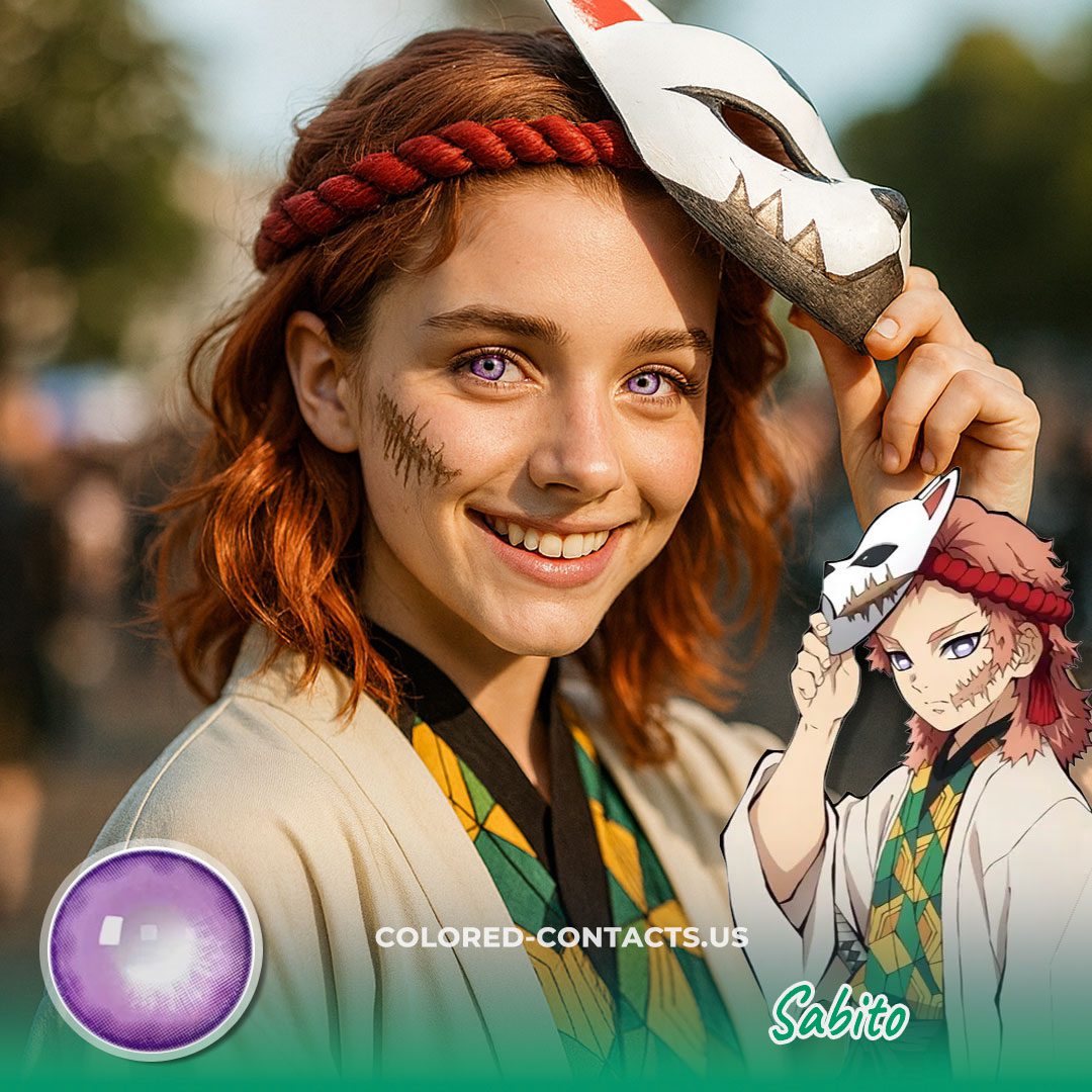 Sabito Cosplay Contact Lenses - image 1