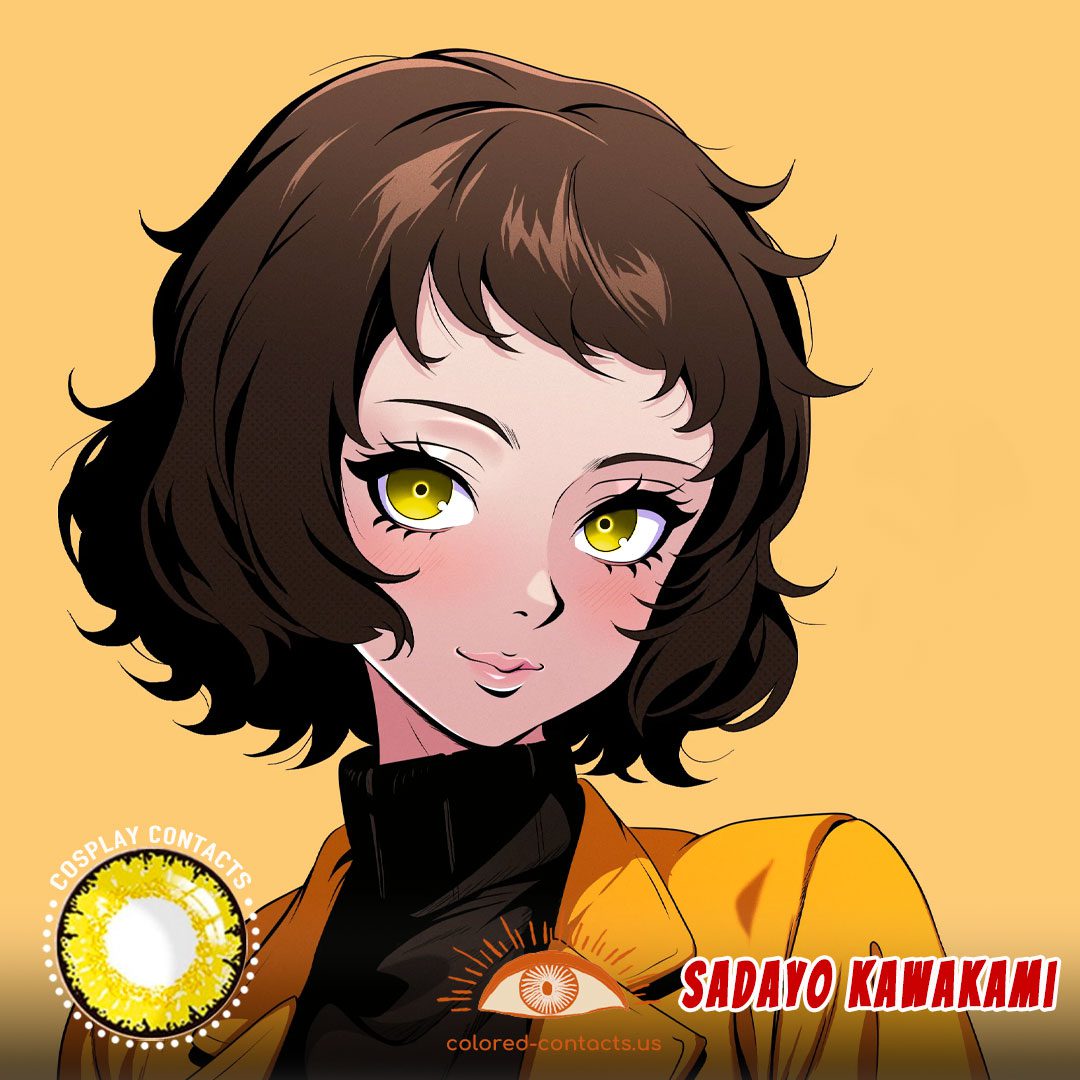 Persona 5 : Sadayo Kawakami Cosplay Contact Lenses - image 1
