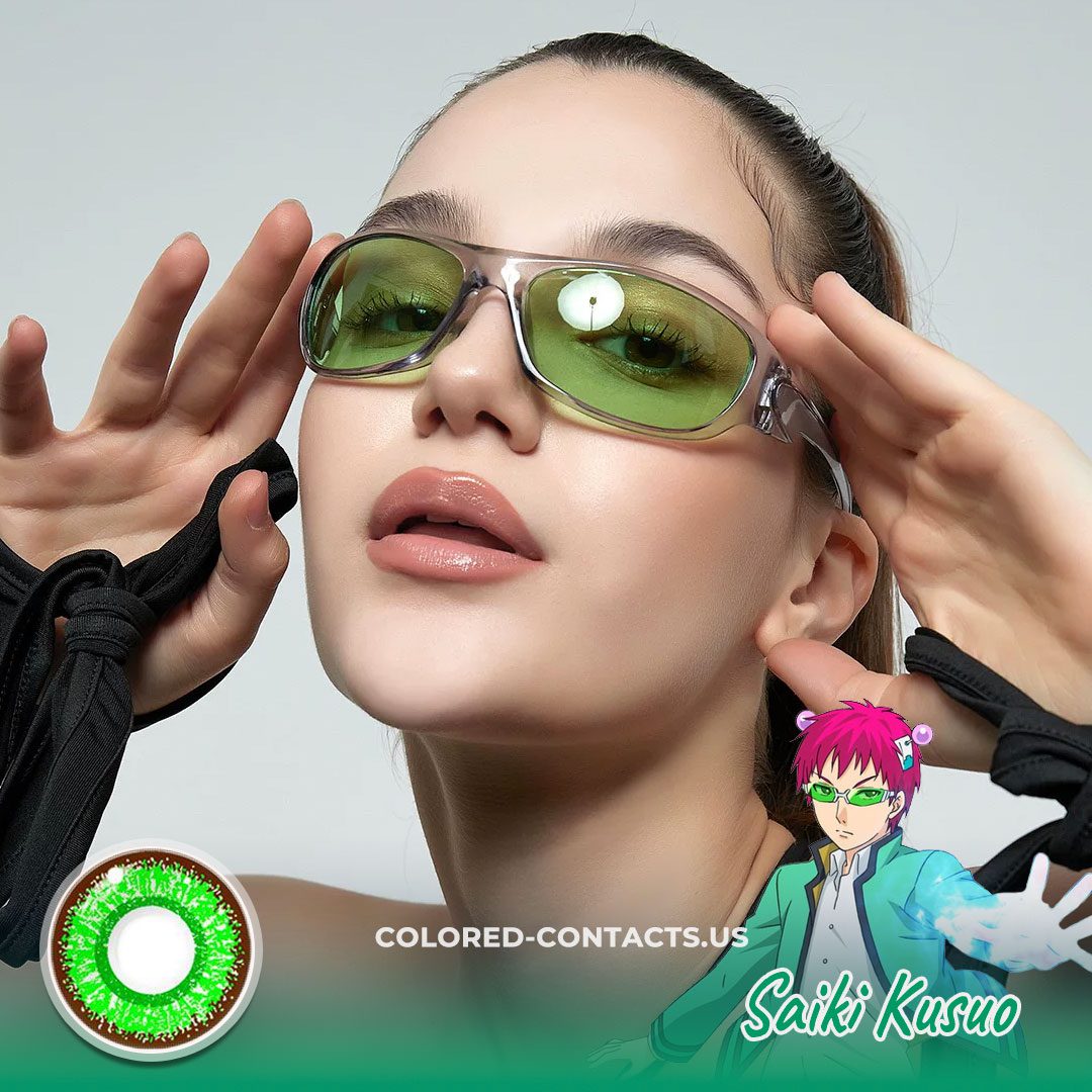 Saiki K.: Saiki Kusuo Cosplay Contact Lenses + Sunglasses - thumbnail 4