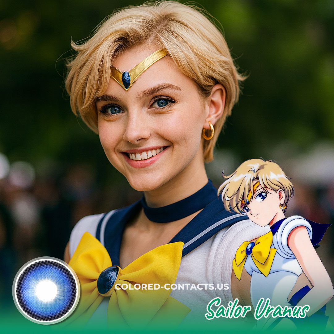 Sailor Uranus Cosplay Contact Lenses - image 1