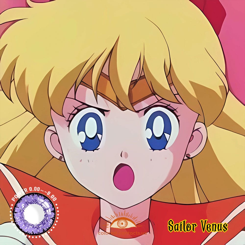 Sailor Venus Cosplay Contact Lenses - image 1