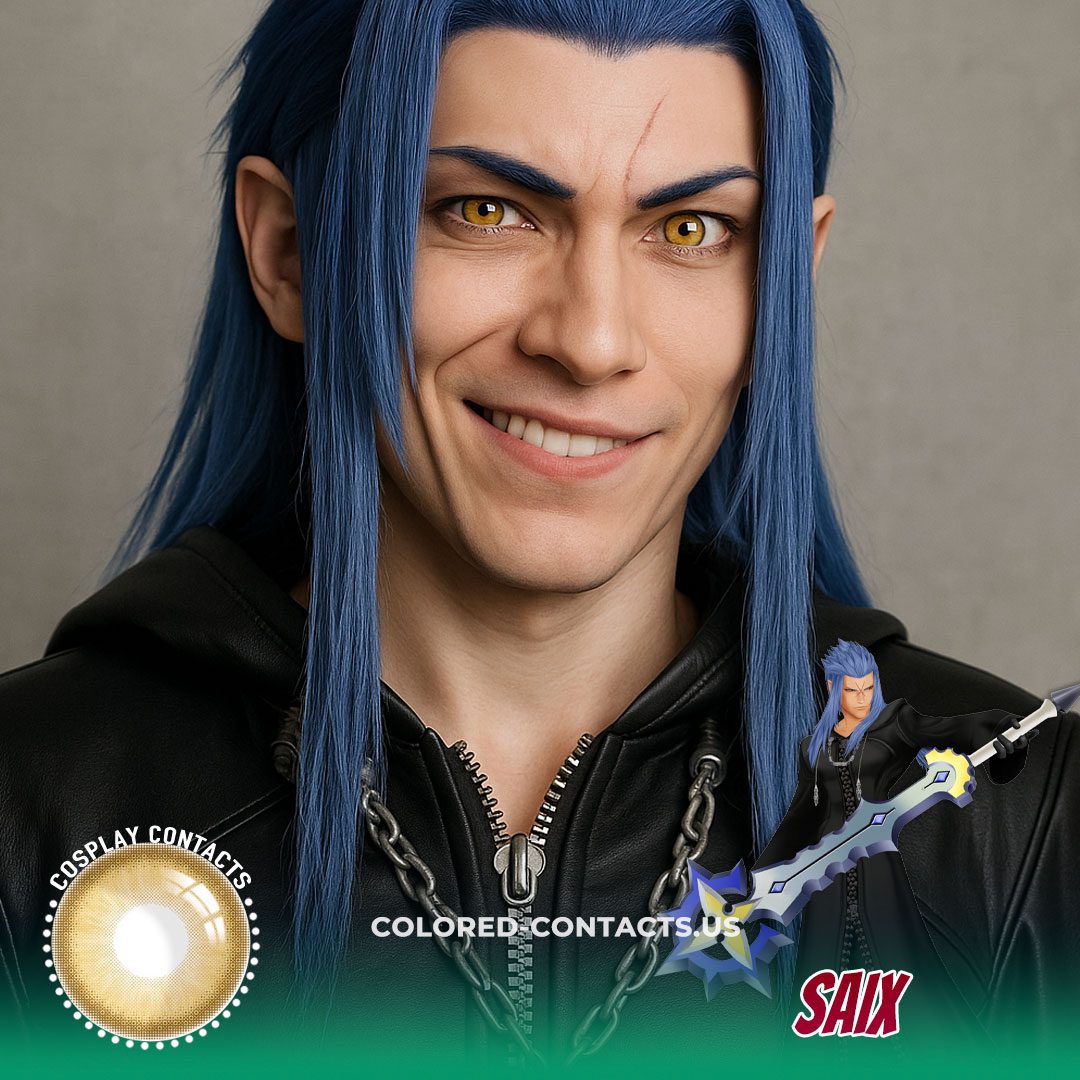 Kingdom Hearts: Saix Cosplay Contact Lenses - image 1