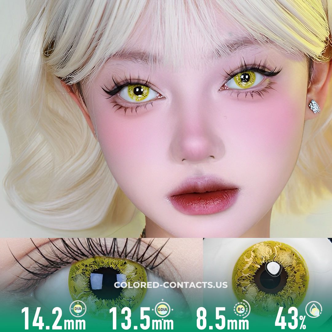 Saiyan Gold Colored Contacts - image 1