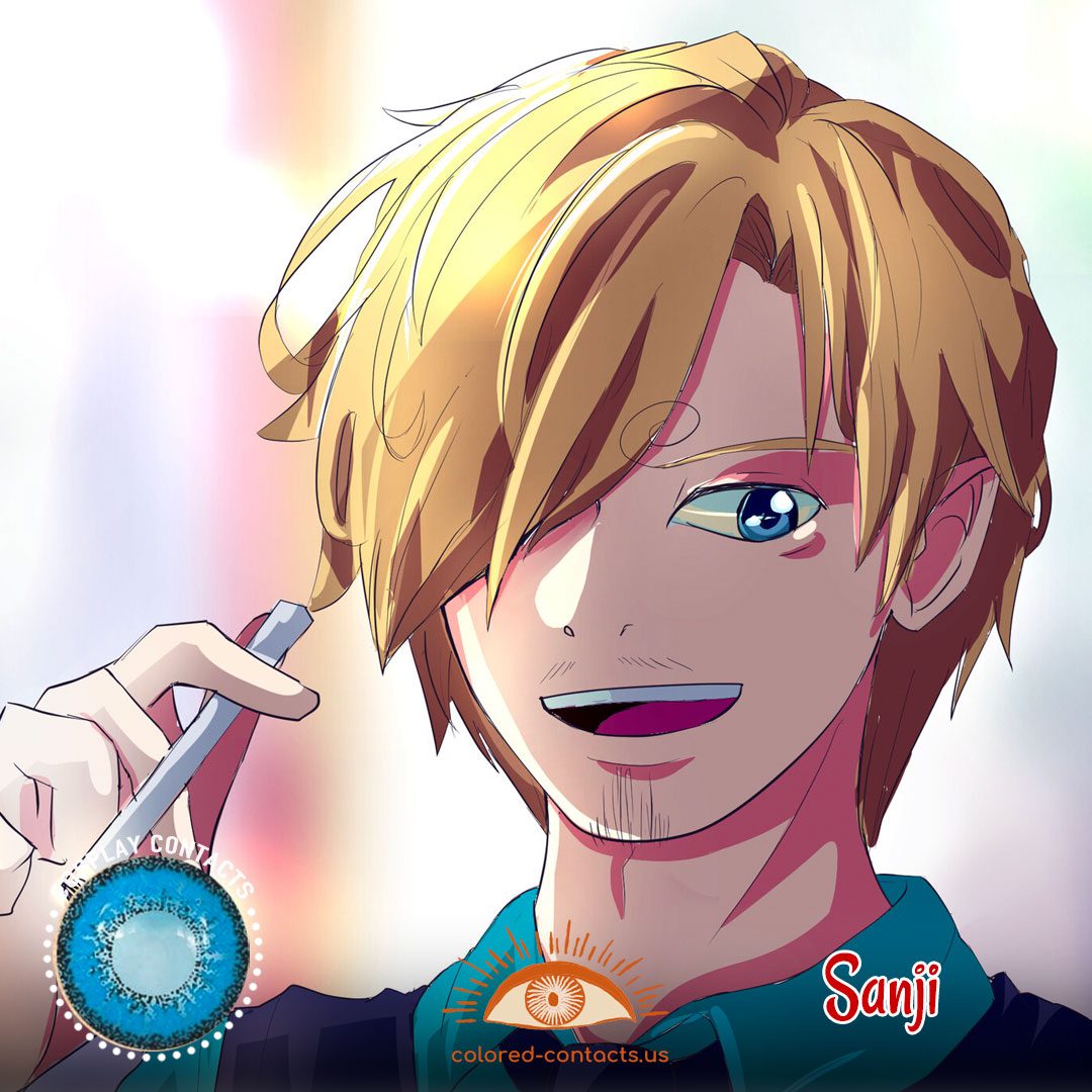 Sanji Cosplay Contact Lenses - image 1