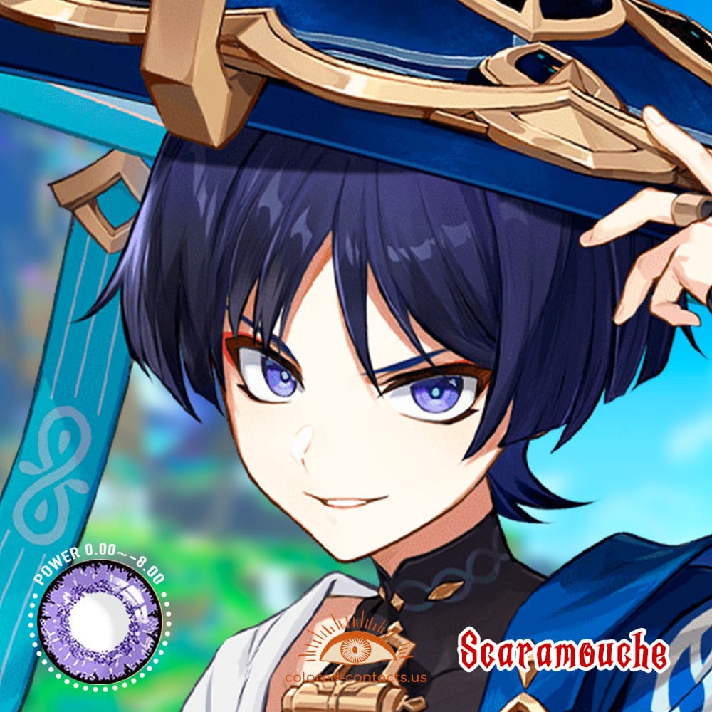 Scaramouche Cosplay Contact Lenses - image 1