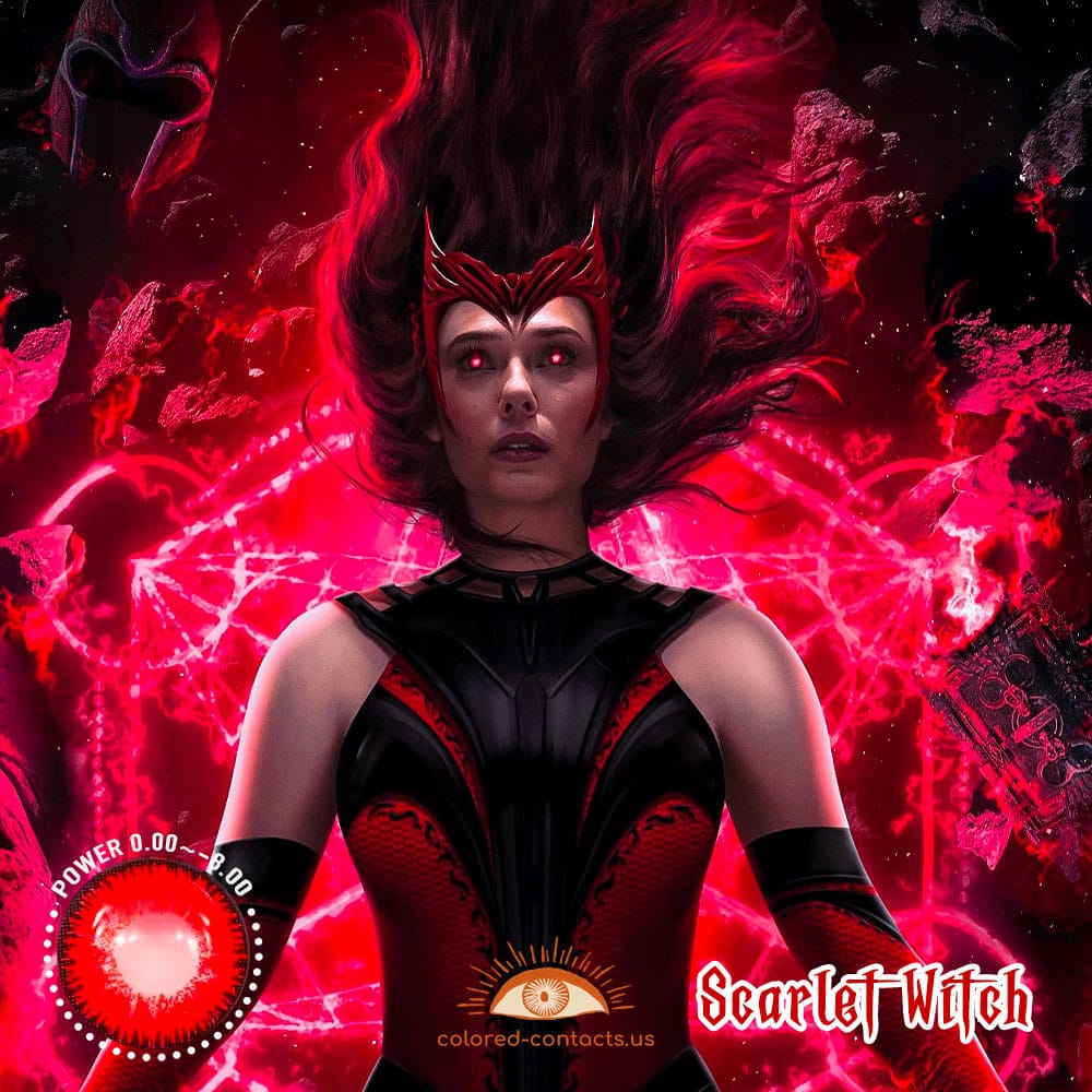 Scarlet Witch Cosplay Contact Lenses - image 1