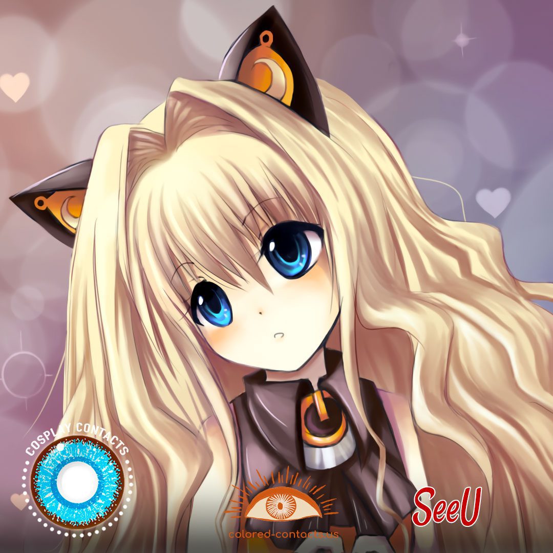 Vocaloid: SeeU Cosplay Contact Lenses - image 1
