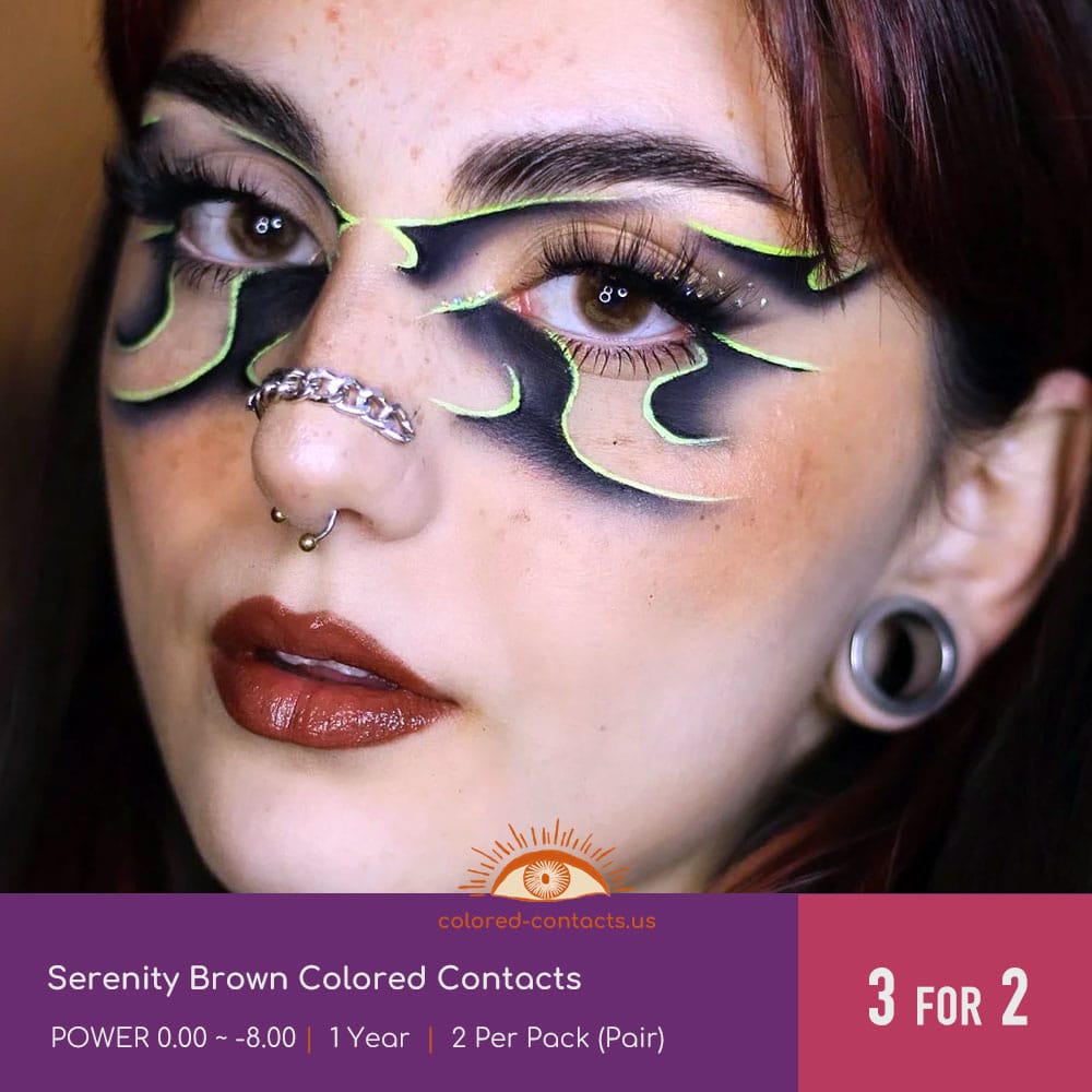 Serenity Brown Colored Contacts - thumbnail 2