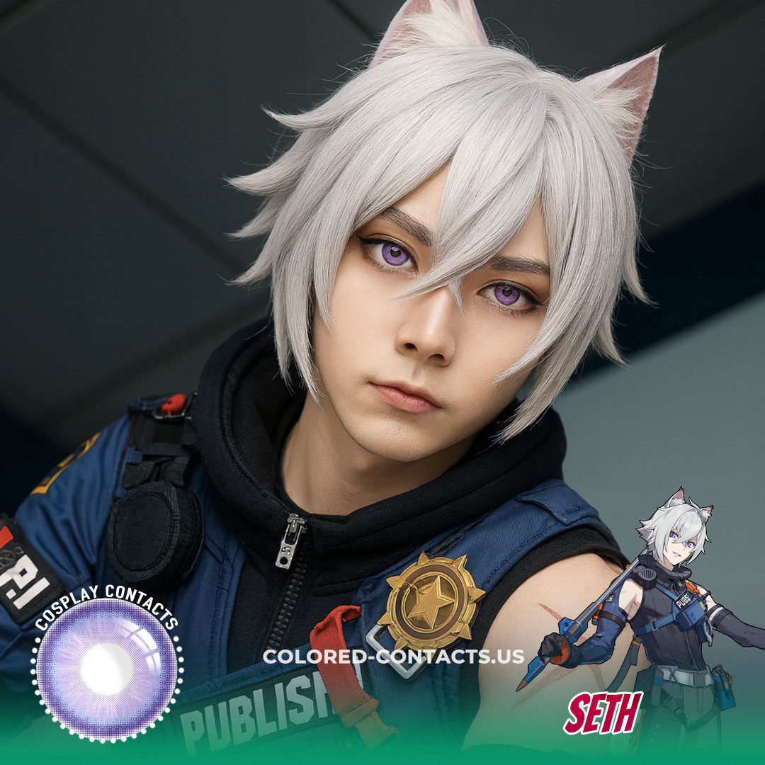 ZZZ Seth Cosplay Contact Lenses - image 1