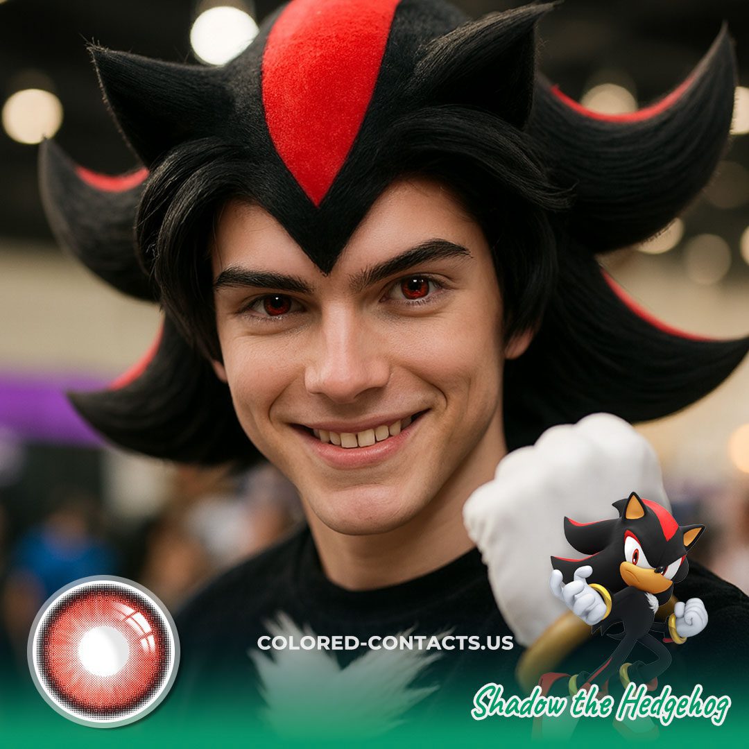 Shadow the Hedgehog Cosplay Contact Lenses - image 1