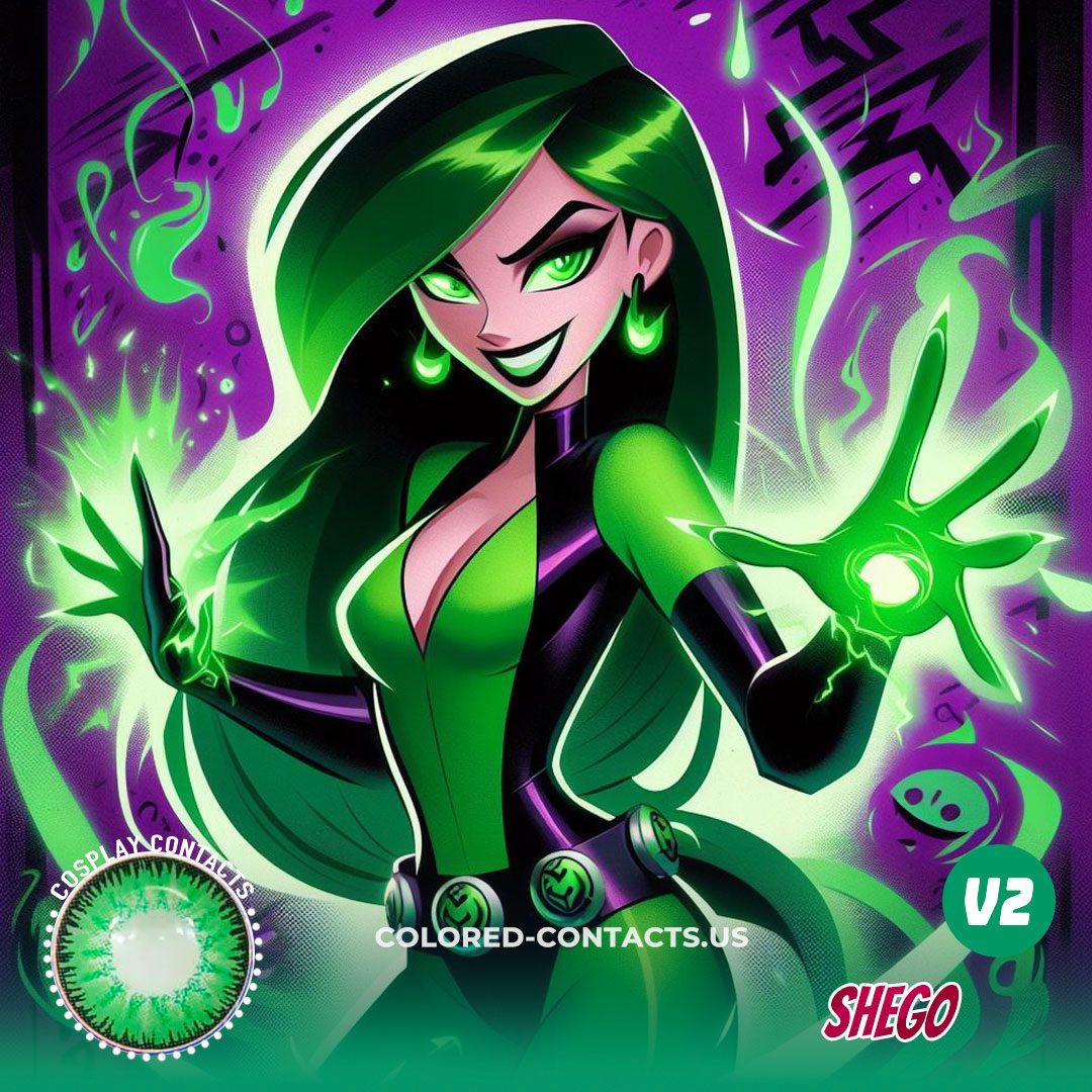 Shego Cosplay Contact Lenses - thumbnail 2
