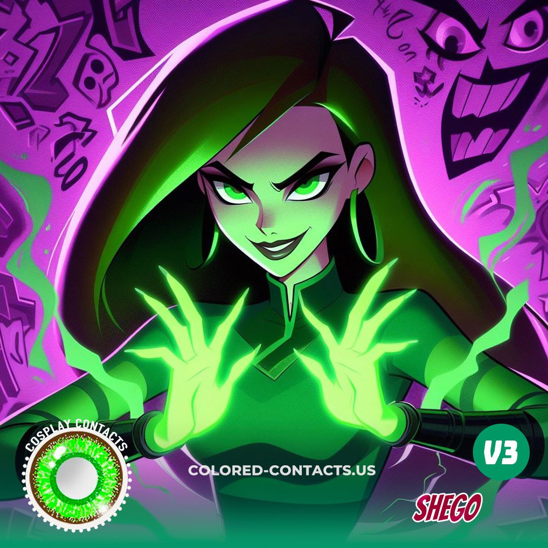 Shego Cosplay Contact Lenses - thumbnail 3