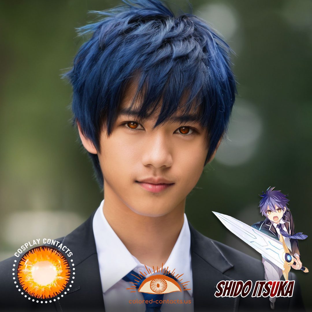 Shido Itsuka Cosplay Brown Contact Lenses - image 1