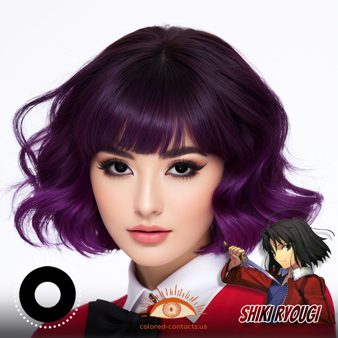 TYPE-MOON: Shiki Ryougi Cosplay Black Contact Lenses - image 1