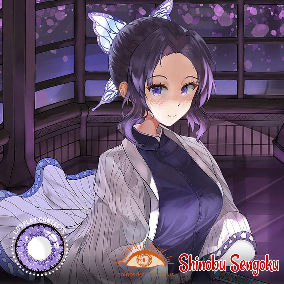 Shinobu Sengoku Cosplay Contact Lenses - image 1