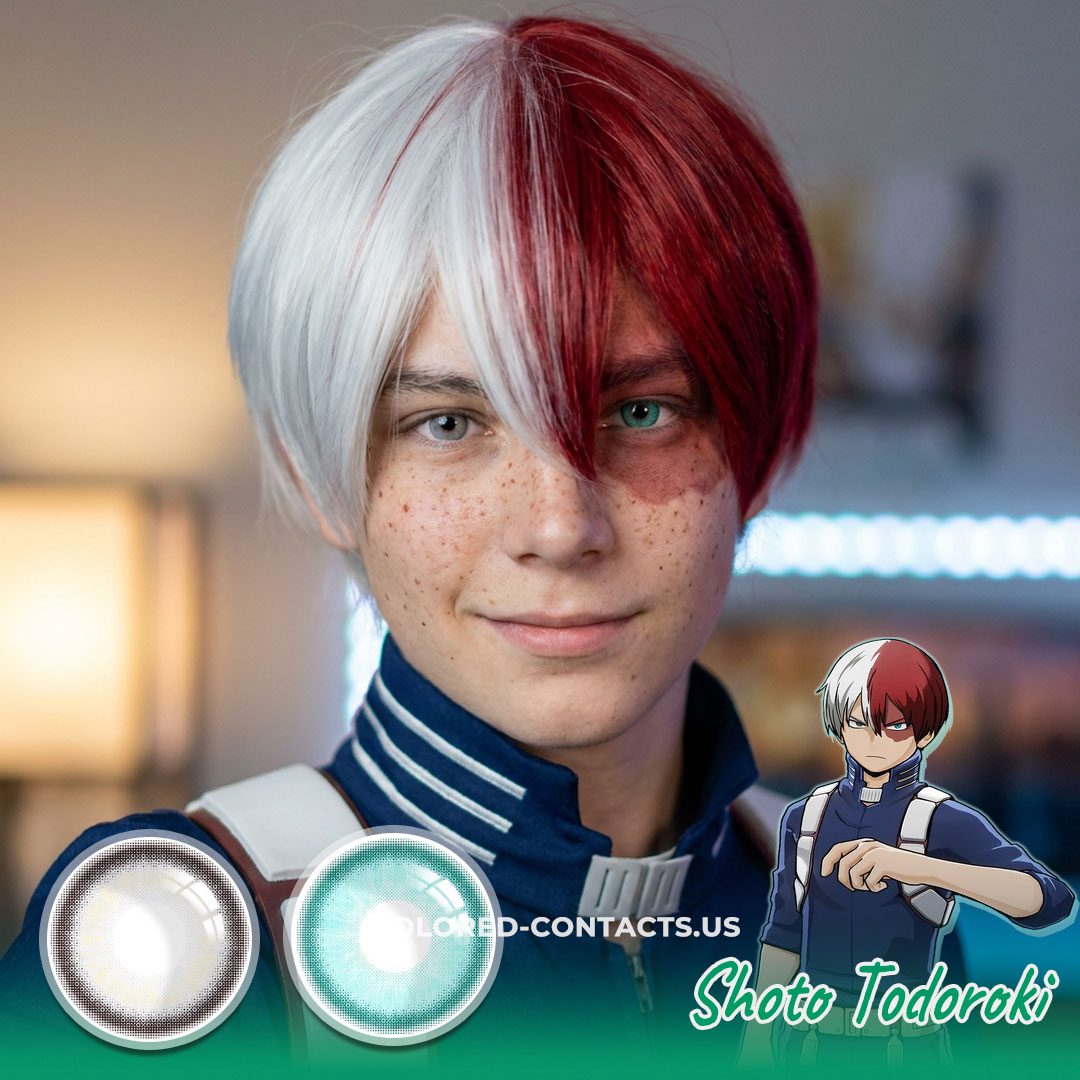 Shoto Todoroki Cosplay Contact Lenses - image 1