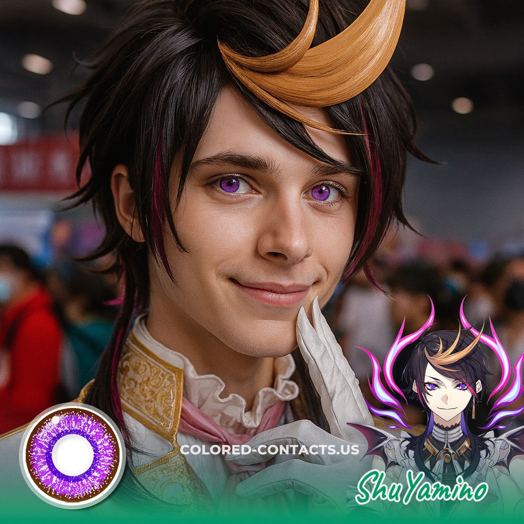 Shu Yamino Cosplay Contact Lenses - Mystical Purple! - image 1
