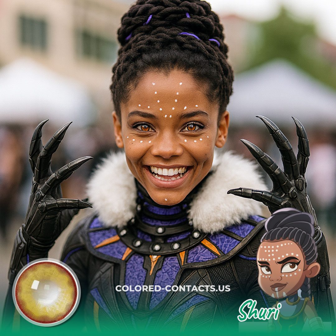 Black Panther : Shuri Cosplay Contact Lenses - image 1