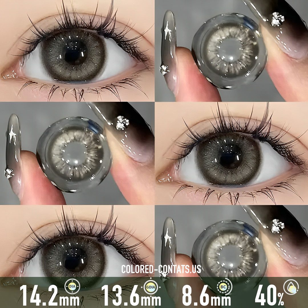 Silver Storm Elite Grey Contact Lenses - image 1