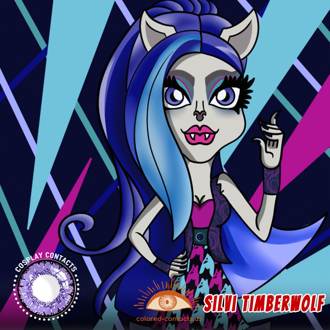 Monster High : Silvi Timberwolf Cosplay Contact Lenses - image 1