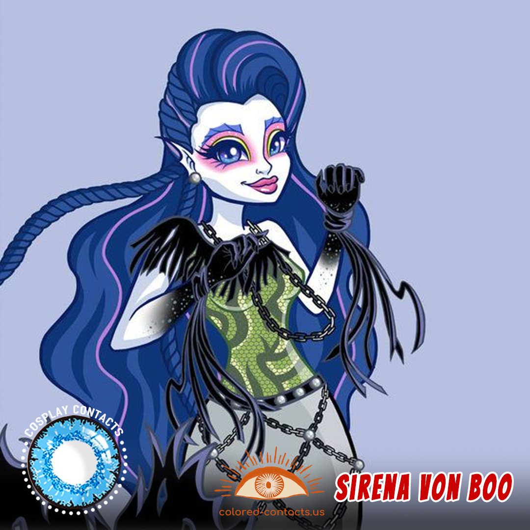 Monster High : Sirena Von Boo Cosplay Contact Lenses - image 1