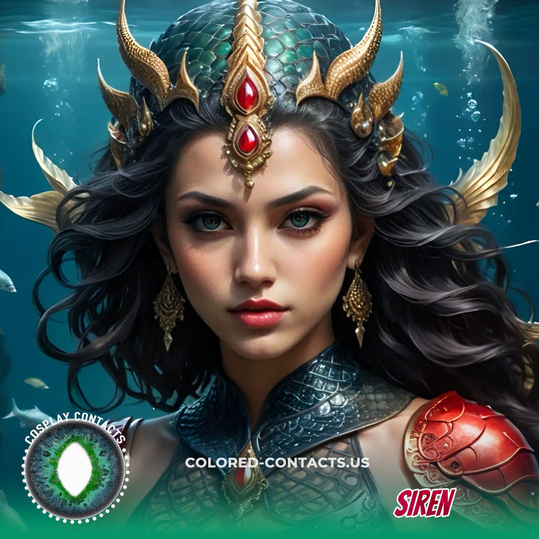 Siren's Gaze Cosplay Contact Lenses - image 1