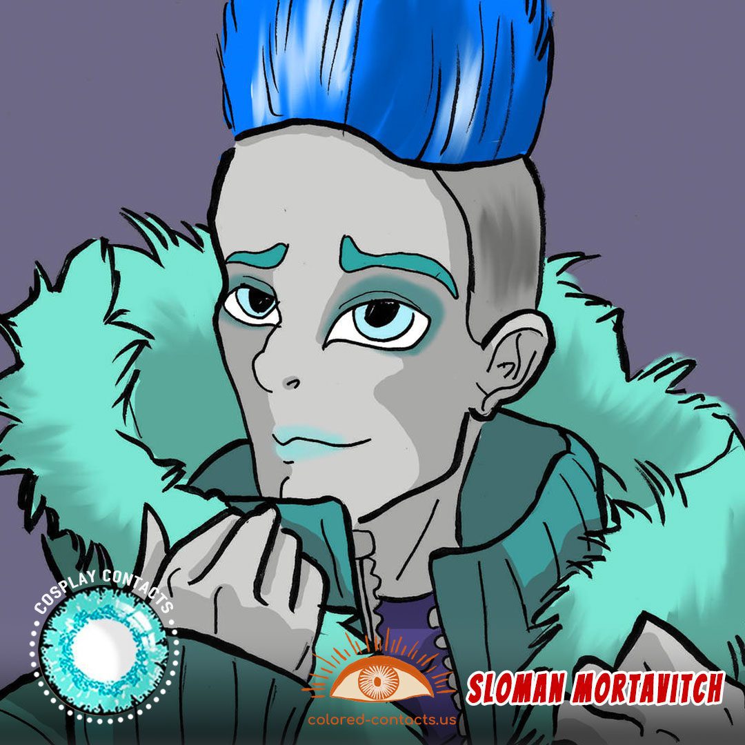 Monster High : Sloman Mortavitch Cosplay Contact Lenses - image 1