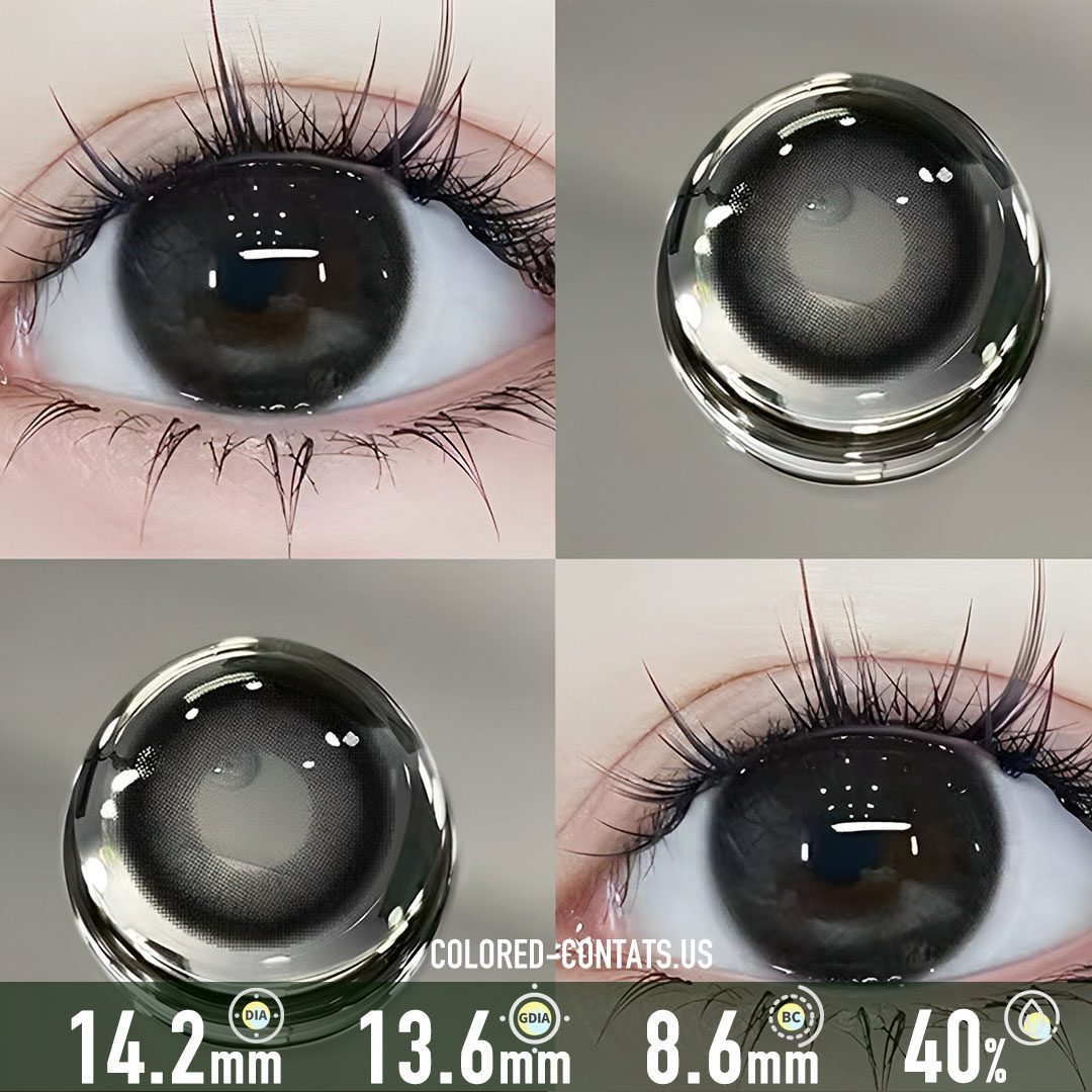 Smoky Black Contact Lenses - image 1