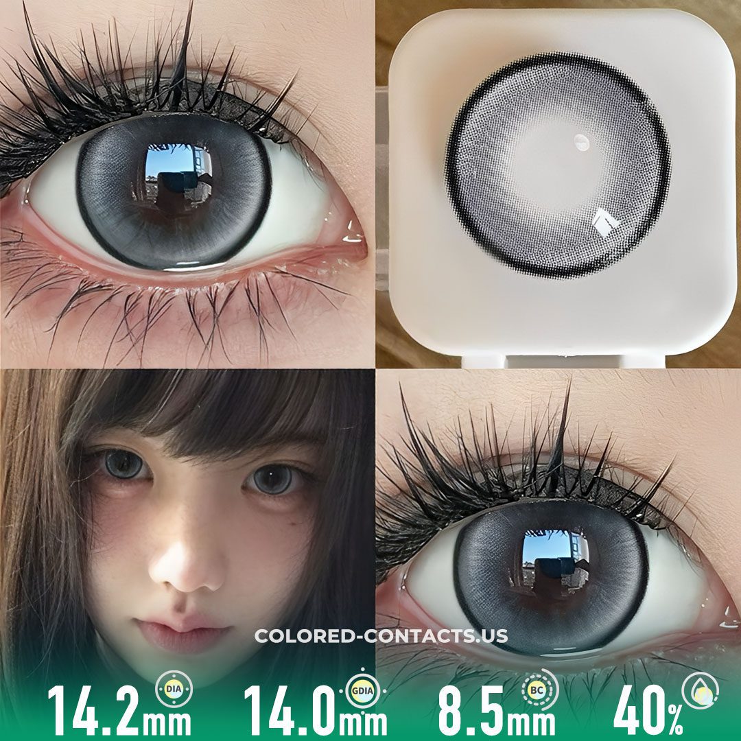 Smoky Grey Colored Contacts - image 1