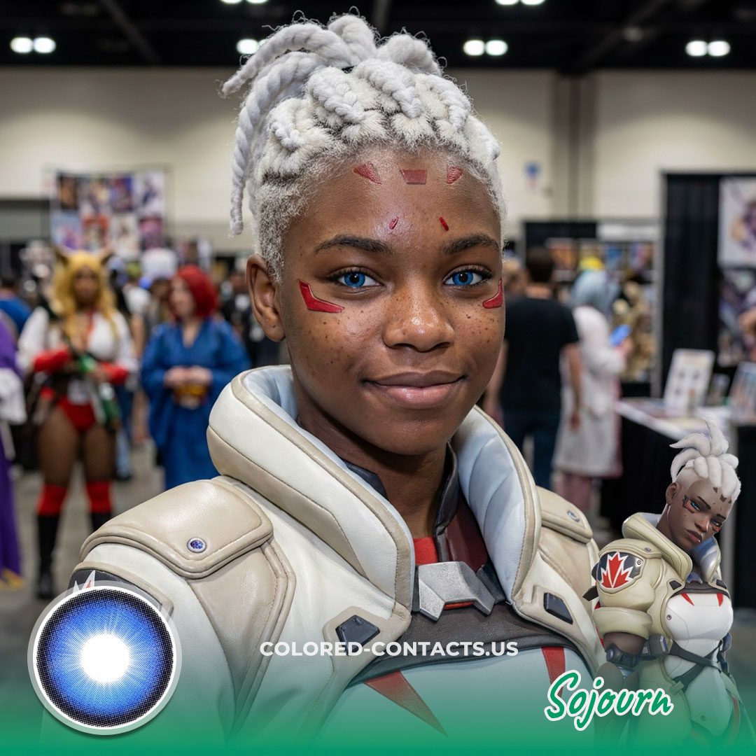 Overwatch Sojourn Cosplay Contact Lenses - image 1