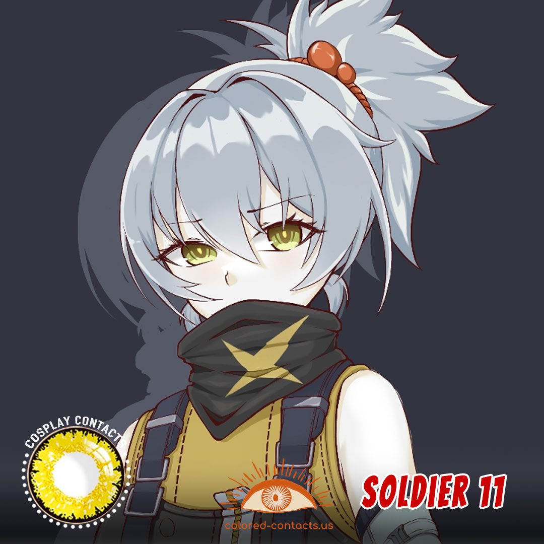 ZZZ Soldier 11 Cosplay Contact Lenses - image 1