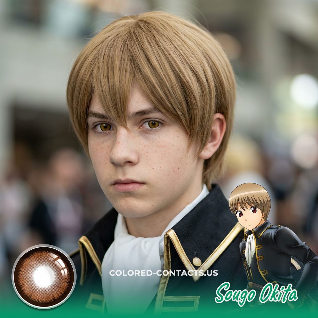Sougo Okita Cosplay Contact Lenses - image 1