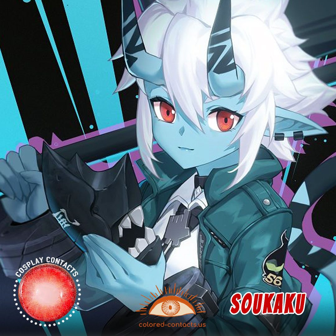 ZZZ Soukaku Cosplay Contact Lenses - image 1