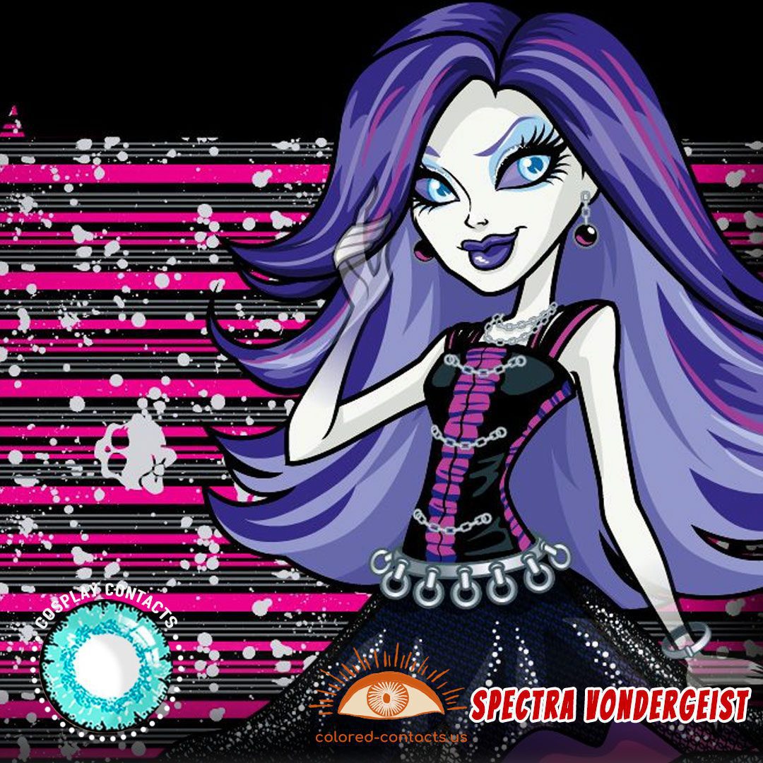 Monster High : Spectra Vondergeist Cosplay Contact Lenses - image 1