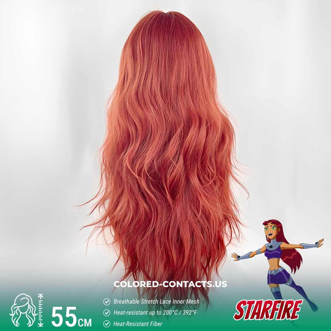 Starfire Cosplay Wig - thumbnail 2