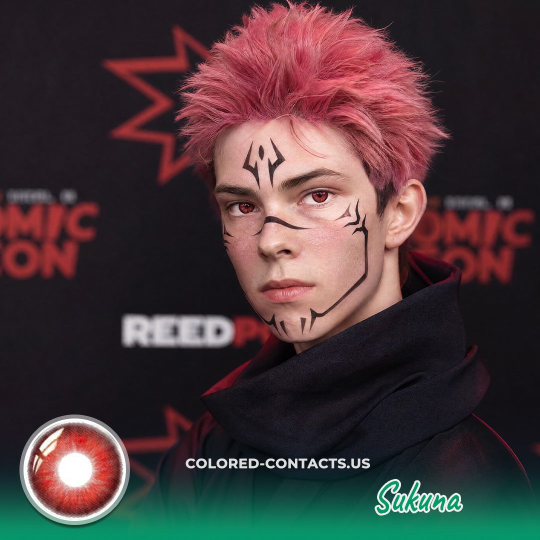 Sukuna Cosplay Contact Lenses - image 1